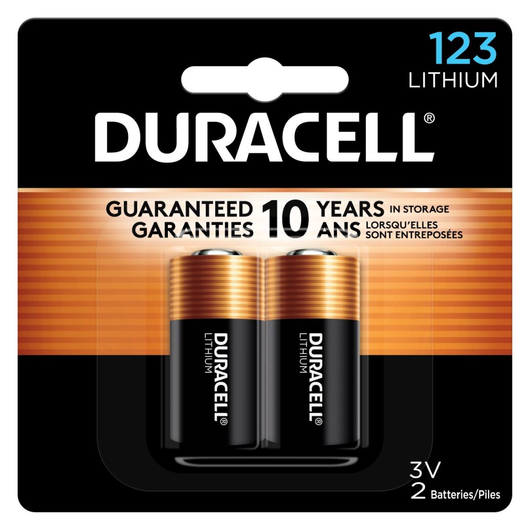 Duracell DL123AB2 2 Batteries Per Card 3v Photo Lithium Battery