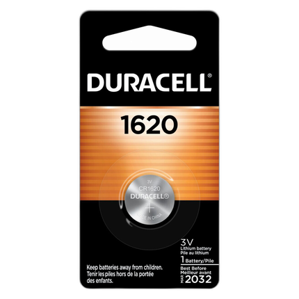 Duracell DL1620B 3V Keyless Entry Lithium Battery