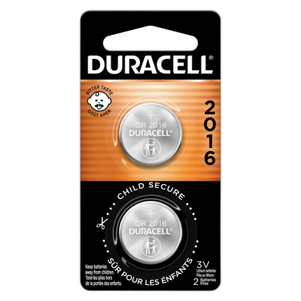 Duracell DL2016B2 2-Pack 3v Lithium Battery