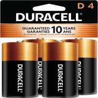 Duracell MN1300R4 1.5V Alkaline D Battery (4-Pk) 1