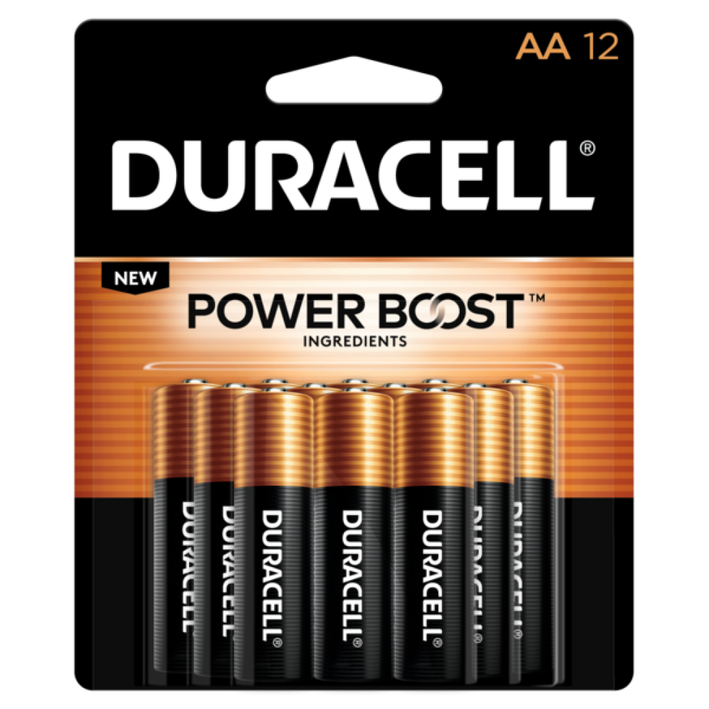 Duracell MN15RT12Z AA 1.5V Alkaline Battery (12-Pk)