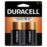 Duracell Coppertop D (2-pack) Alkaline Batteries (cs=48cards, 8bx x 6cards) 0