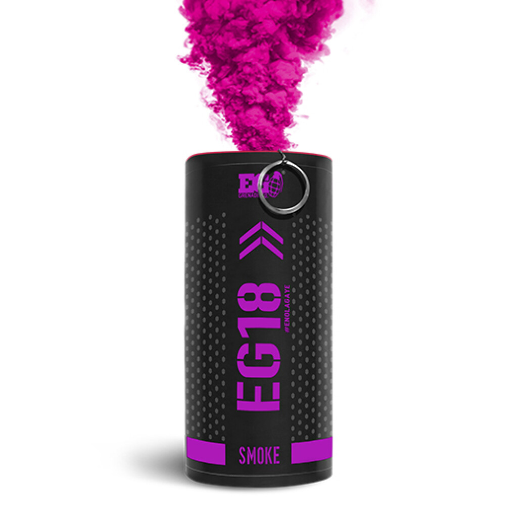 Enola Gaye EG18 High Output Wire Pull Smoke Grenade (Pink)