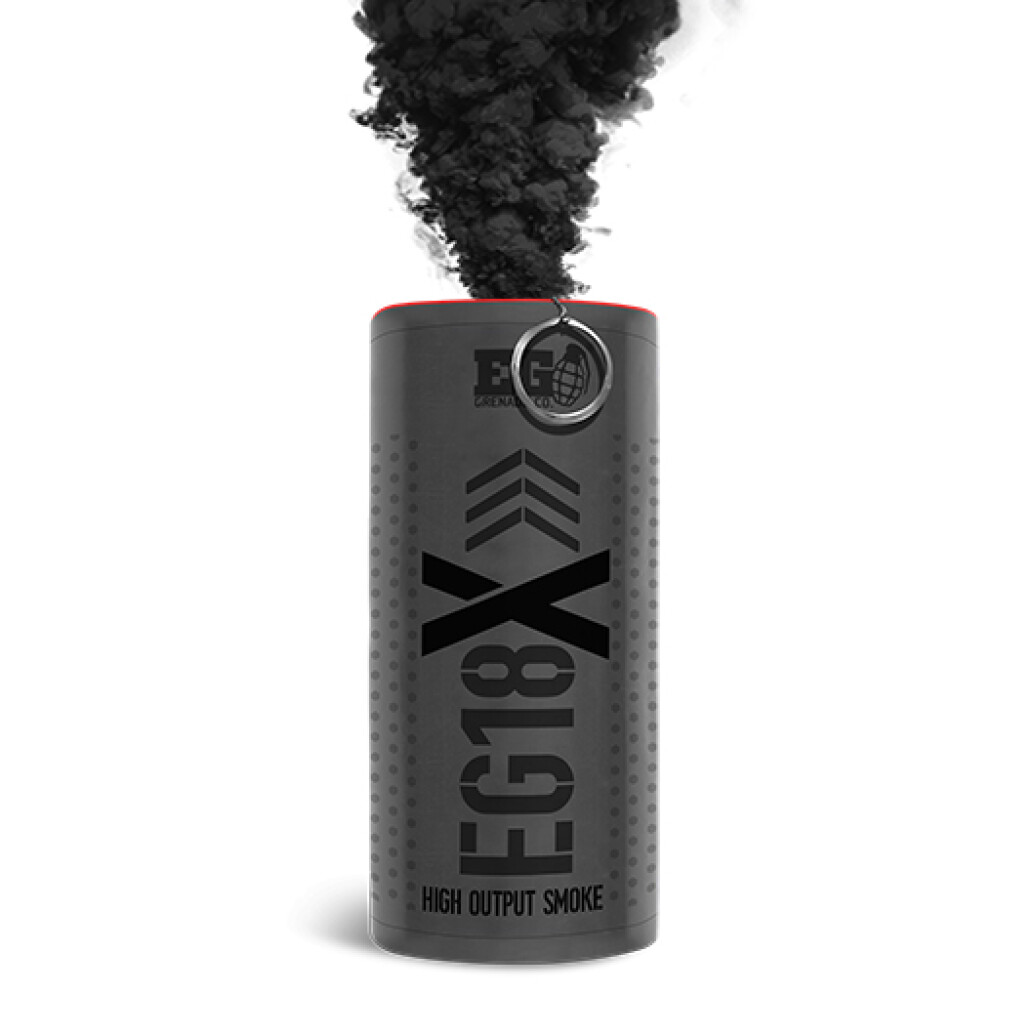 Enola Gaye EG18X High Output Wire Pull Smoke Grenade (Black)