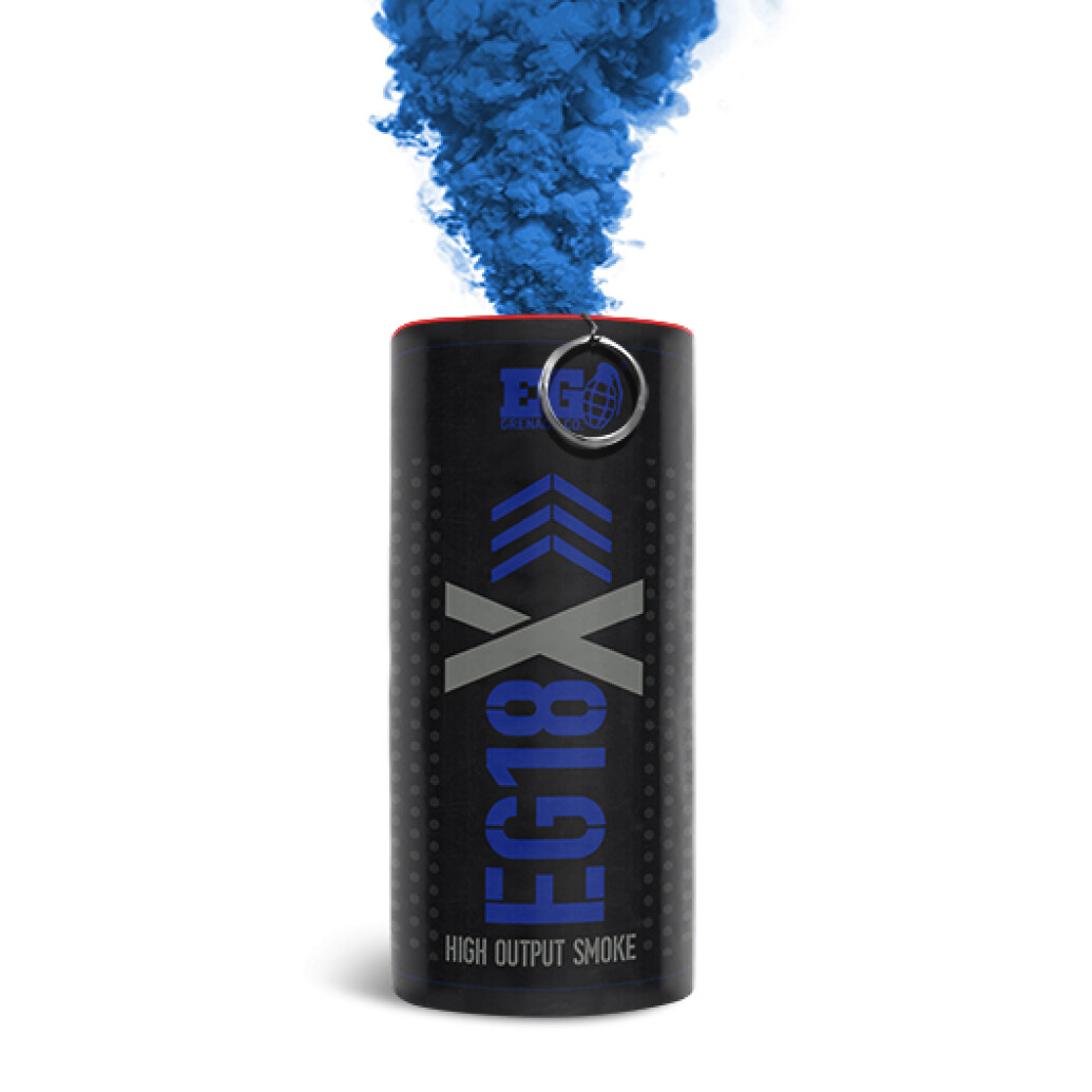 Enola Gaye EG18X High Output Wire Pull Smoke Grenade (Blue)