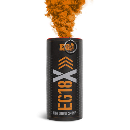 Enola Gaye EG18X High Output Wire Pull Smoke Grenade (Orange)