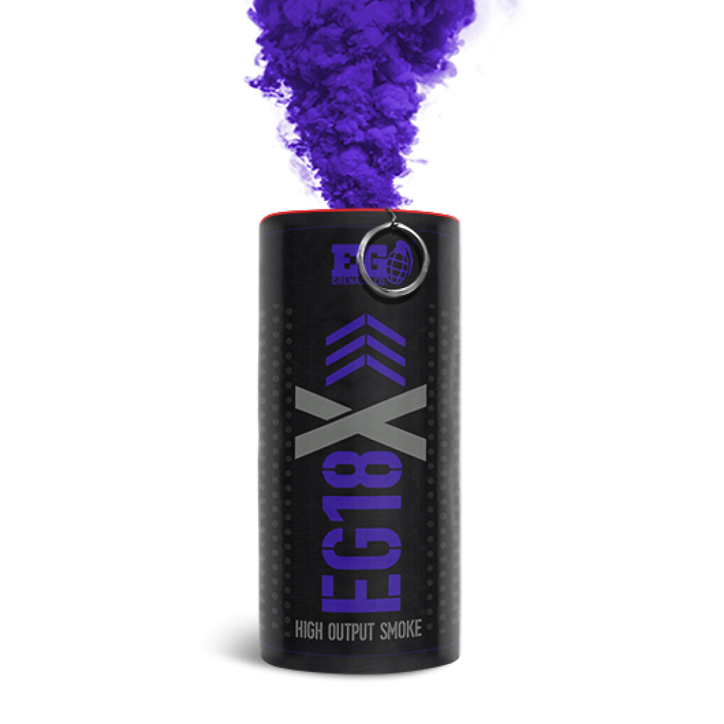 Enola Gaye EG18X High Output Wire Pull Smoke Grenade (Purple)