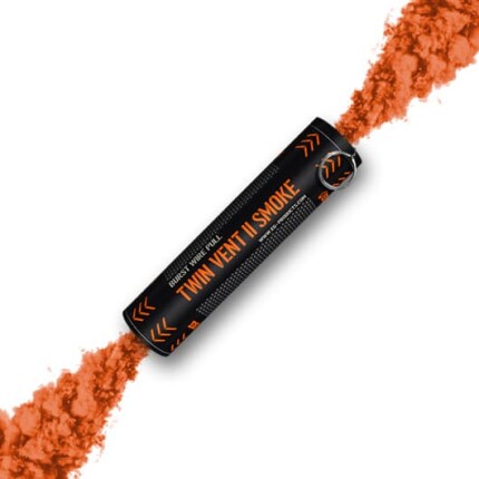Enola Gaye Twin Vent 2 Wire Pull Smoke Grenade (Orange)