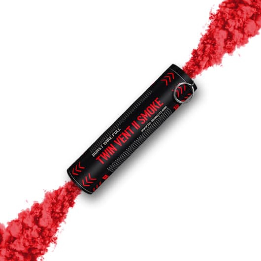 Enola Gaye Twin Vent 2 Wire Pull Smoke Grenade (Red)