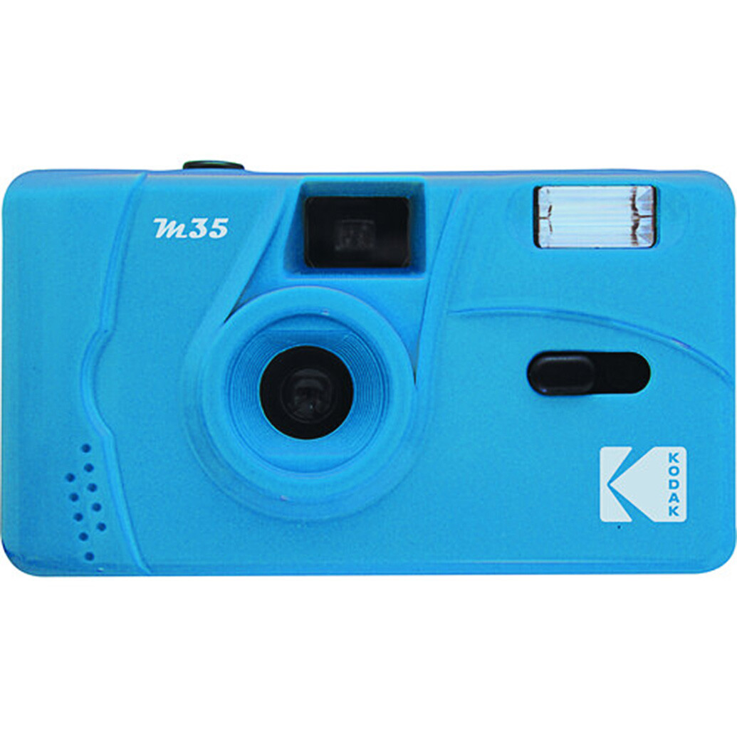 Kodak M35 Cerulean Blue Film Camera with Flash