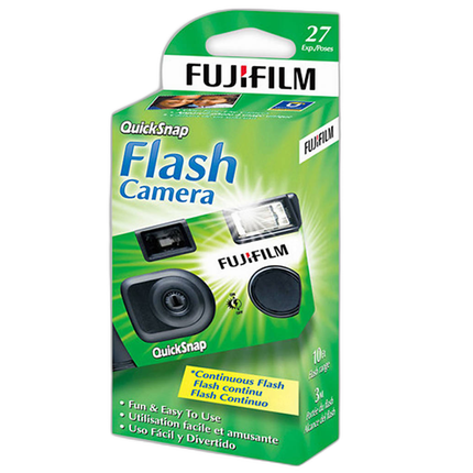 Fujifilm QUICKSNAP Flash 400 One-Time-Use Disposable Camera (27 Exposures)