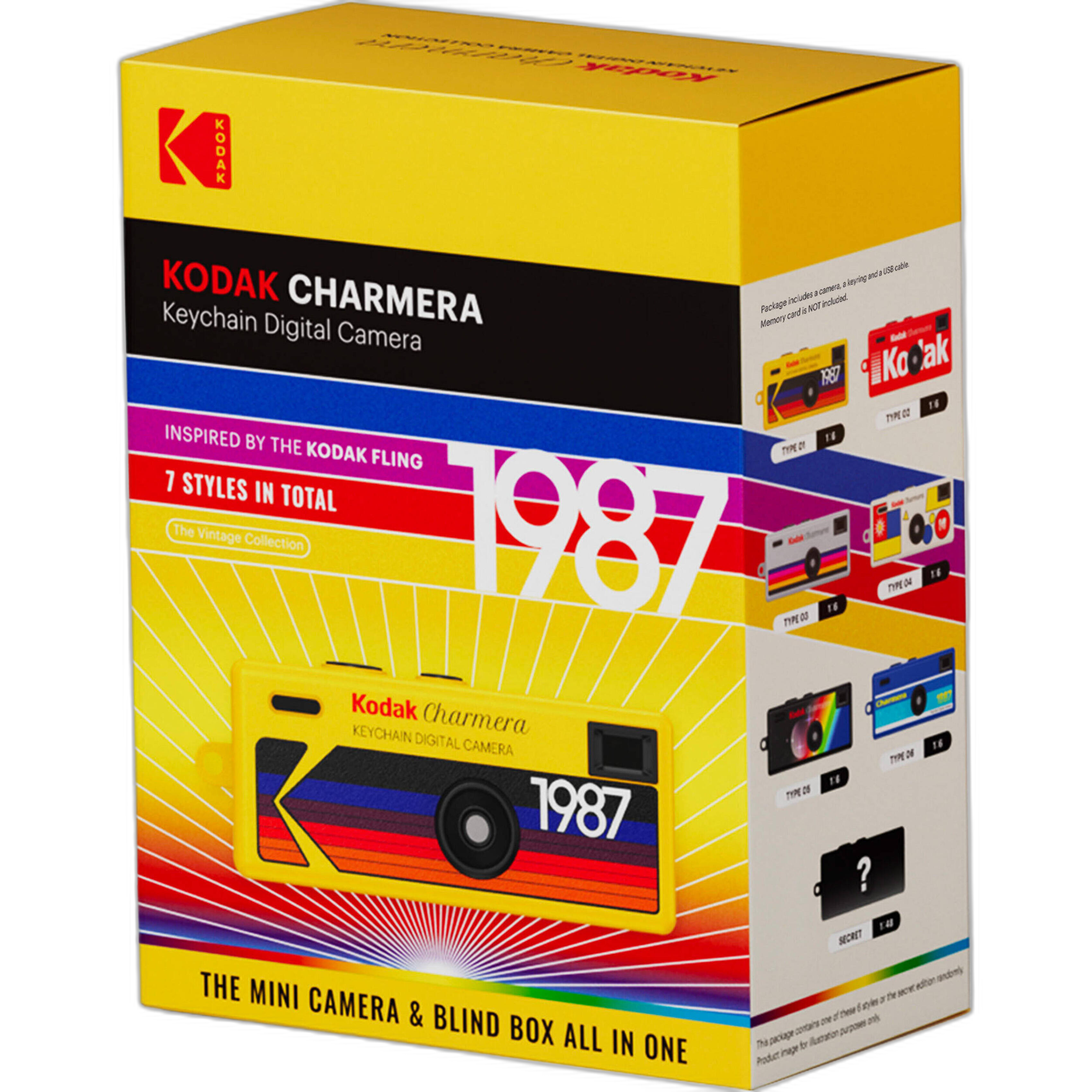 Kodak Charmera - 1 SINGLE CAMERA (RANDOM STYLE BLIND BOX)