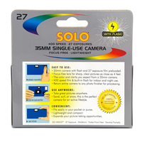 Solo Single-use Flash Camera 27exp 400ASA Film (FILM MADE IN USA) 1
