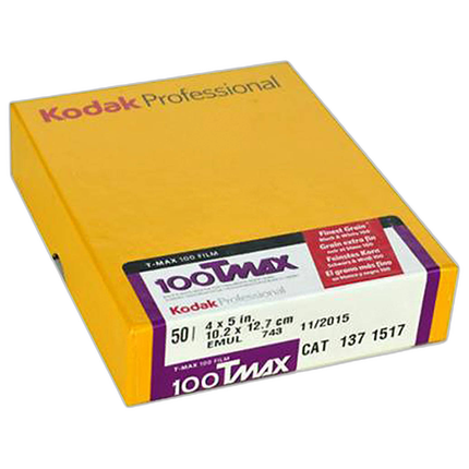 Kodak Professional T-MAX 100 4X5 10 SHEETS