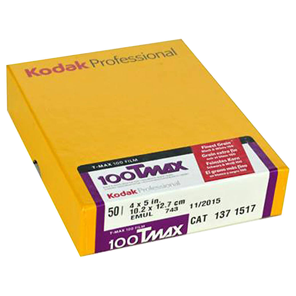 Kodak Professional T-MAX 100 4X5 10 SHEETS