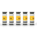 Kodak Professional Gold 200 Color Negative Film (120 Roll Film, 5-Pack) 1