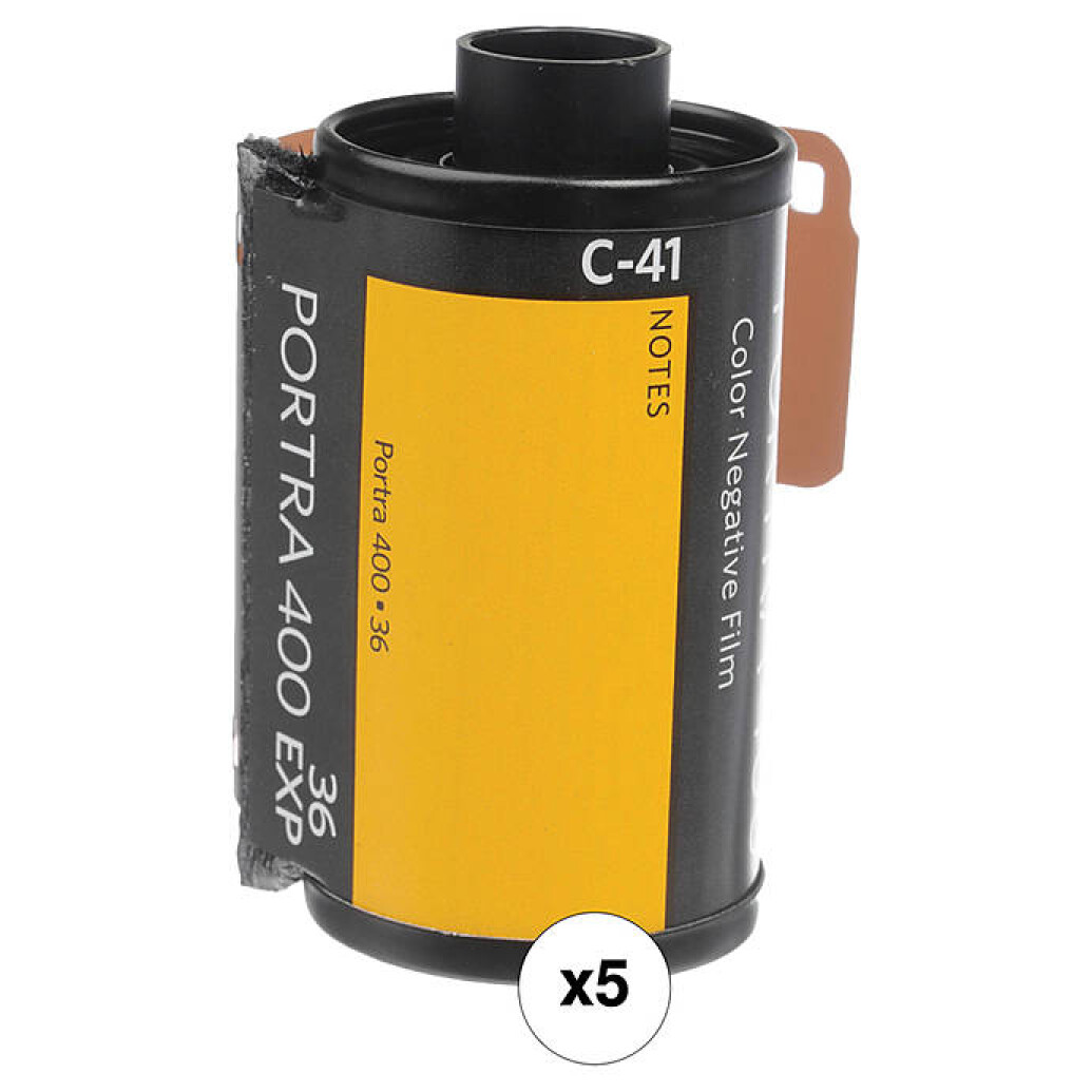 Kodak Portra 400 135-36 Professional Film 5-PACK