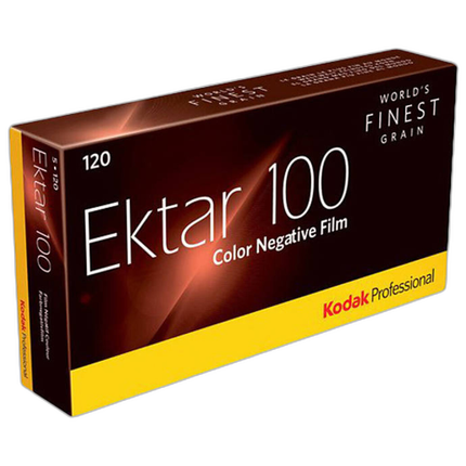 Kodak Ektar 100 Color Negative Film (120 Roll Film, 5 Pack) 7518566