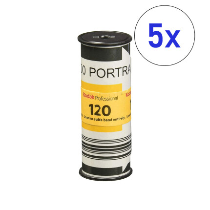 Kodak Professional Portra 400-120 Color Negative Film 5-PACK