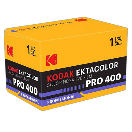 Kodak Ektacolor Pro 400 Color Negative Film (35mm Roll Film, 36 Exposures)