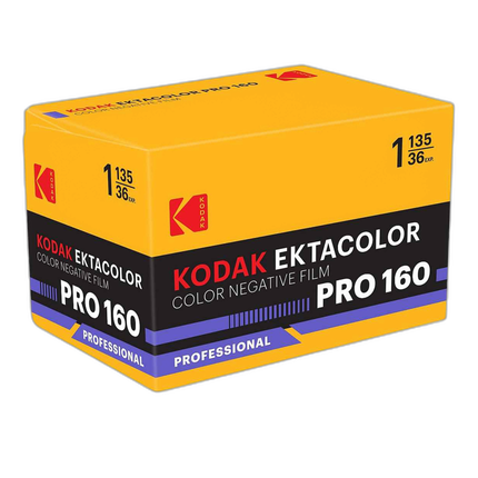 Kodak Ektacolor Pro 160 Color Negative Film (35mm Roll Film, 36 Exposures)