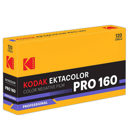Kodak Ektacolor Pro 160 Color Negative Film (120 Roll Film)