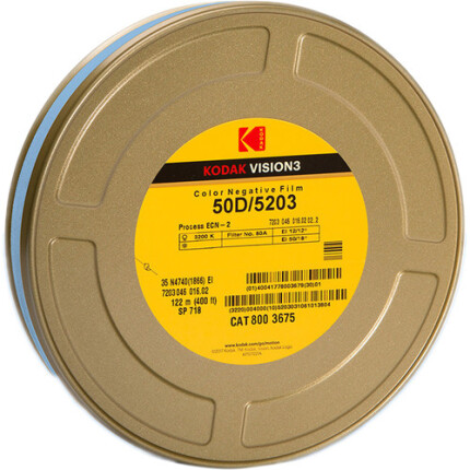 Kodak VISION3 50D Color Negative Film 5203 (35mm, 400ft Roll)