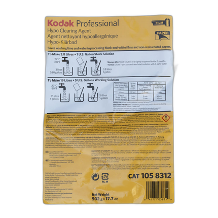 Kodak 5 Gallon Hypo Clearing Agent