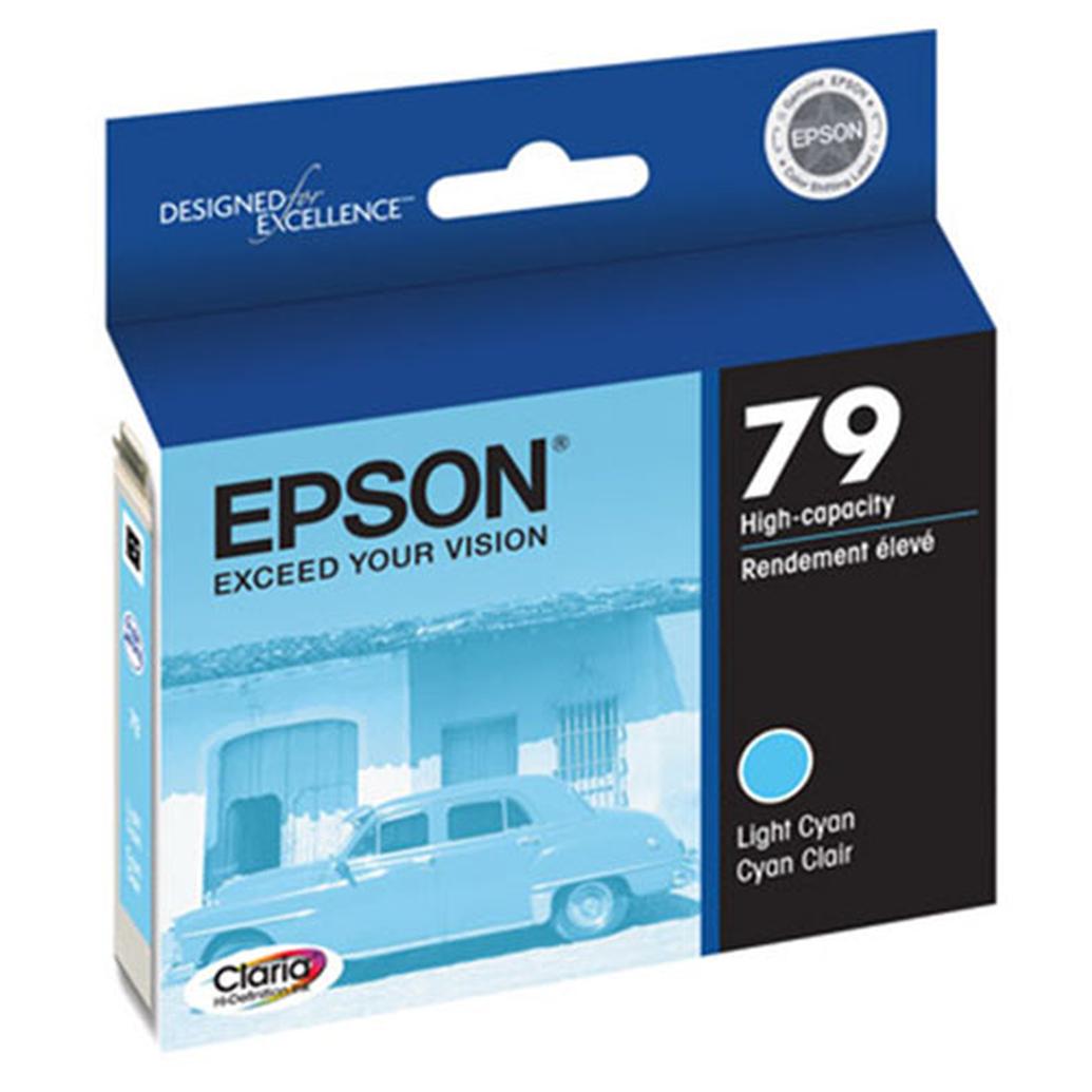 Epson T079 Claria Hi-Definition Light Cyan Ink Cartridge