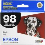 Epson T098 Claria High-Capacity Black Ink Cartridge 0