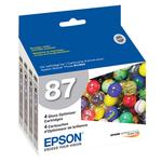 Epson T087 UltraChrome Hi-Gloss 2 Gloss Optimizer 4-Pack fo Stylus Photo R19 0
