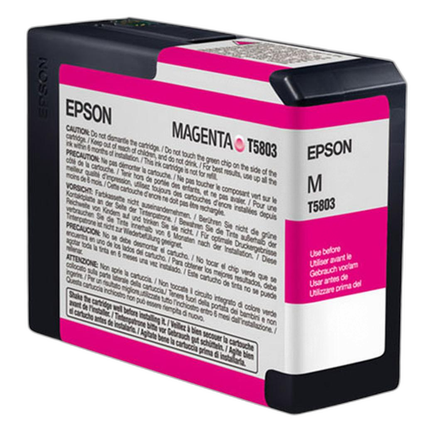 Epson T580300 UltraChrome K3 Magenta Ink Cartridge 80ml for Stylus Pro