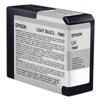 Epson T580700 UltraChrome K3 Light Black Ink 80ml for Stylus Pro 3800, 3880 0