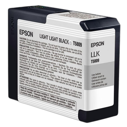 Epson T580900 UltraChrome K3 Light Light Black Ink 80ml