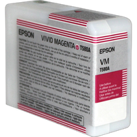 Epson T580A00 UltraChrome K3 Vivid Magenta Ink 80ml for Stylus Pro 3880 0