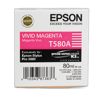 Epson T580A00 UltraChrome K3 Vivid Magenta Ink 80ml for Stylus Pro 3880 1