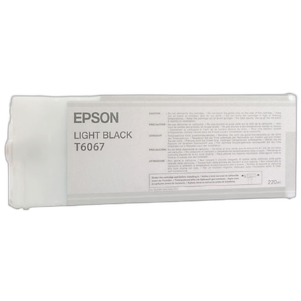 Epson T606700 UltraChrome K3 Light Black Ink 220ml for Stylus Photo 4880