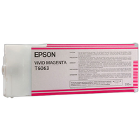 Epson T606300 UltraChrome K3 Vivid Magenta Ink 220ml for Stylus Photo 4880 0