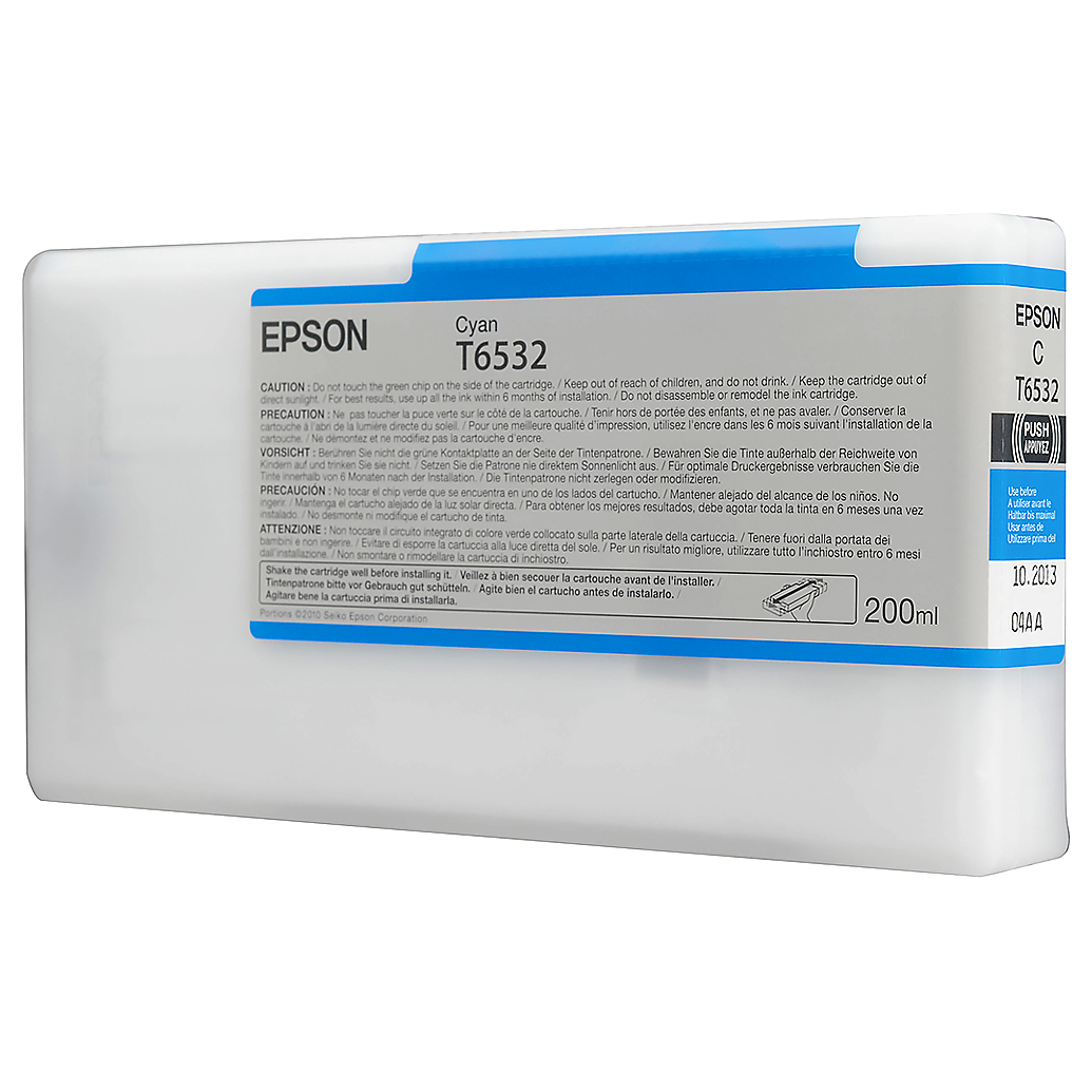 Epson T653200 UltraChrome HDR Cyan Ink 200ml Stylus Pro 4900