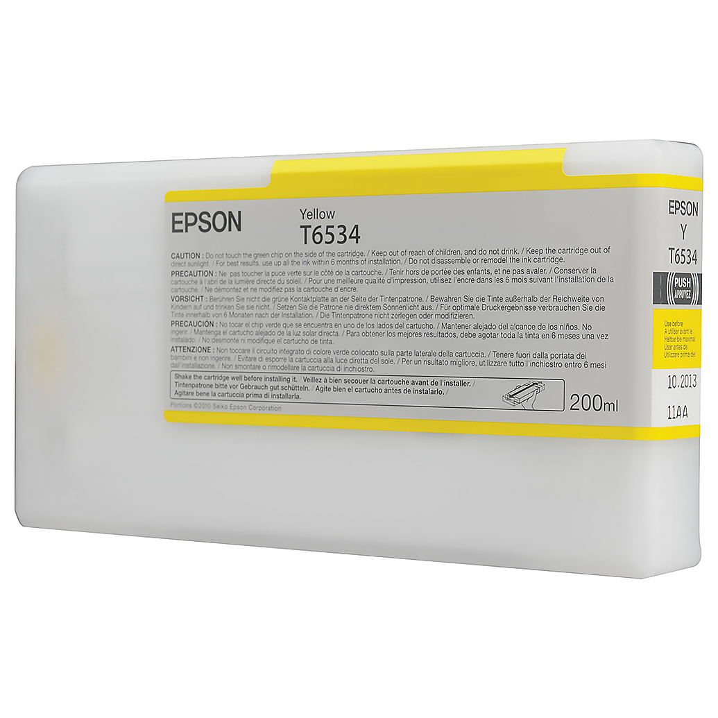 Epson T653400 UltraChrome HDR Yellow Ink 200ml Stylus Pro 4900