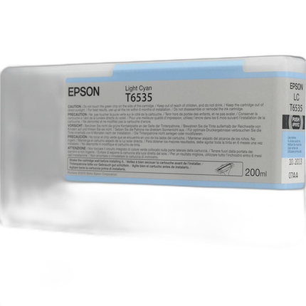 Epson T653500 UltraChrome HDR Light Cyan Ink 200ml Stylus Pro 4900