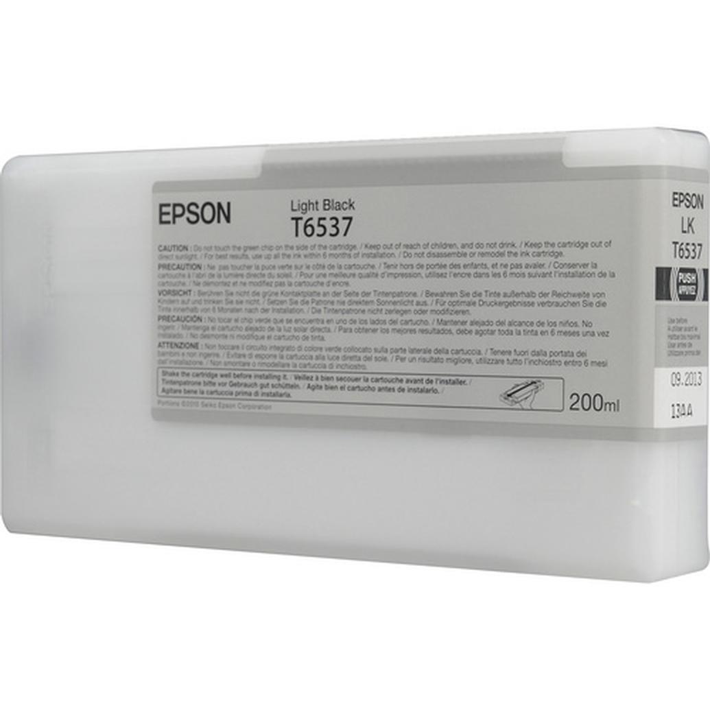 Epson T653700 UltraChrome HDR Light Black Ink 200ml Stylus Pro 4900