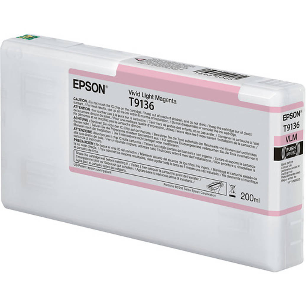 Epson Ultrachrome HD Vivid Light Magenta Ink Cartridge (200 ML)