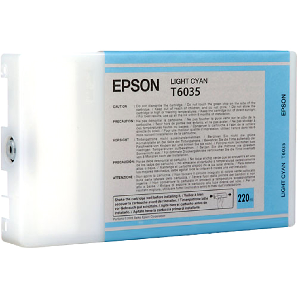 Epson T603 UltraChrome K3 Light Cyan Ink Cartridge