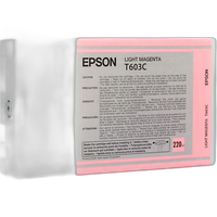 Epson T603 UltraChrome K3 Light Magenta Ink Cartridge 0