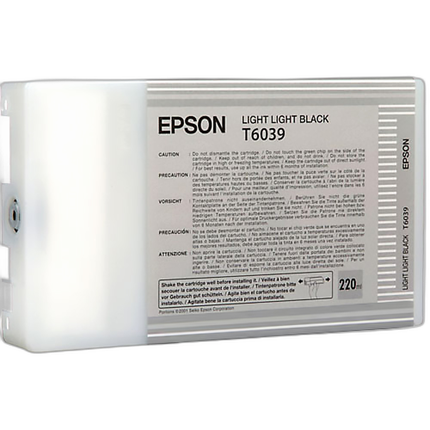 Epson T603 UltraChrome K3 Light Light Black Ink Cartridge