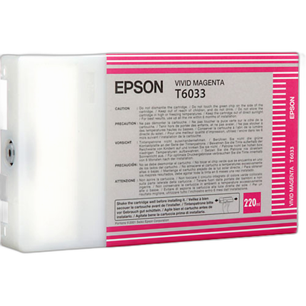Epson T603 UltraChrome K3 Vivid Magenta Ink Cartridge