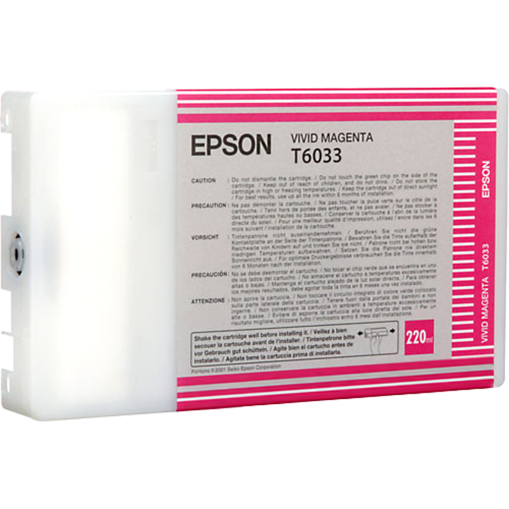 Epson T603 UltraChrome K3 Vivid Magenta Ink Cartridge