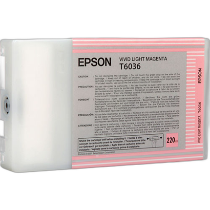 Epson T603 UltraChrome K3 Vivid Light Magenta Ink Cartridge