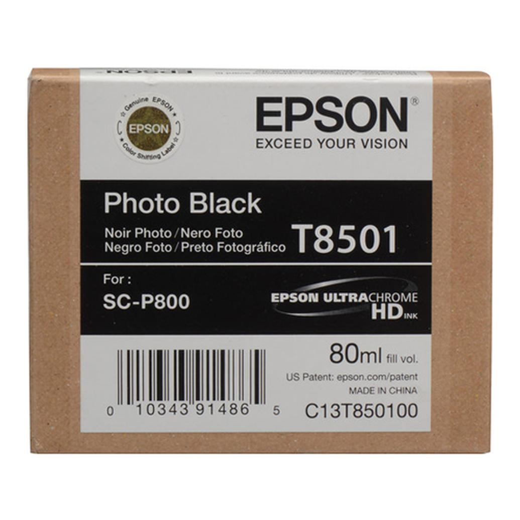 Epson Ultrachrome HD Photo Black Ink Cartridge for P800 Printer